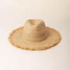 Spring and summer new light board raffia grass grinding burr edge jazz straw hat outdoor shading travel sun protection beach straw hat