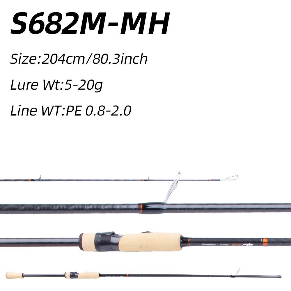 Portable Long-casting Lure Rod Super Fast Action Fishing Rod CORK HANDLE 4 AXIS TORAY CROSS CARBON SPINNING CASTING SEA BOAT BASS CRAPPIE FISHING ROD