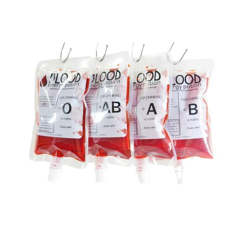 150ml Halloween Vampire Blood Plasma Juice Bag - In Stock