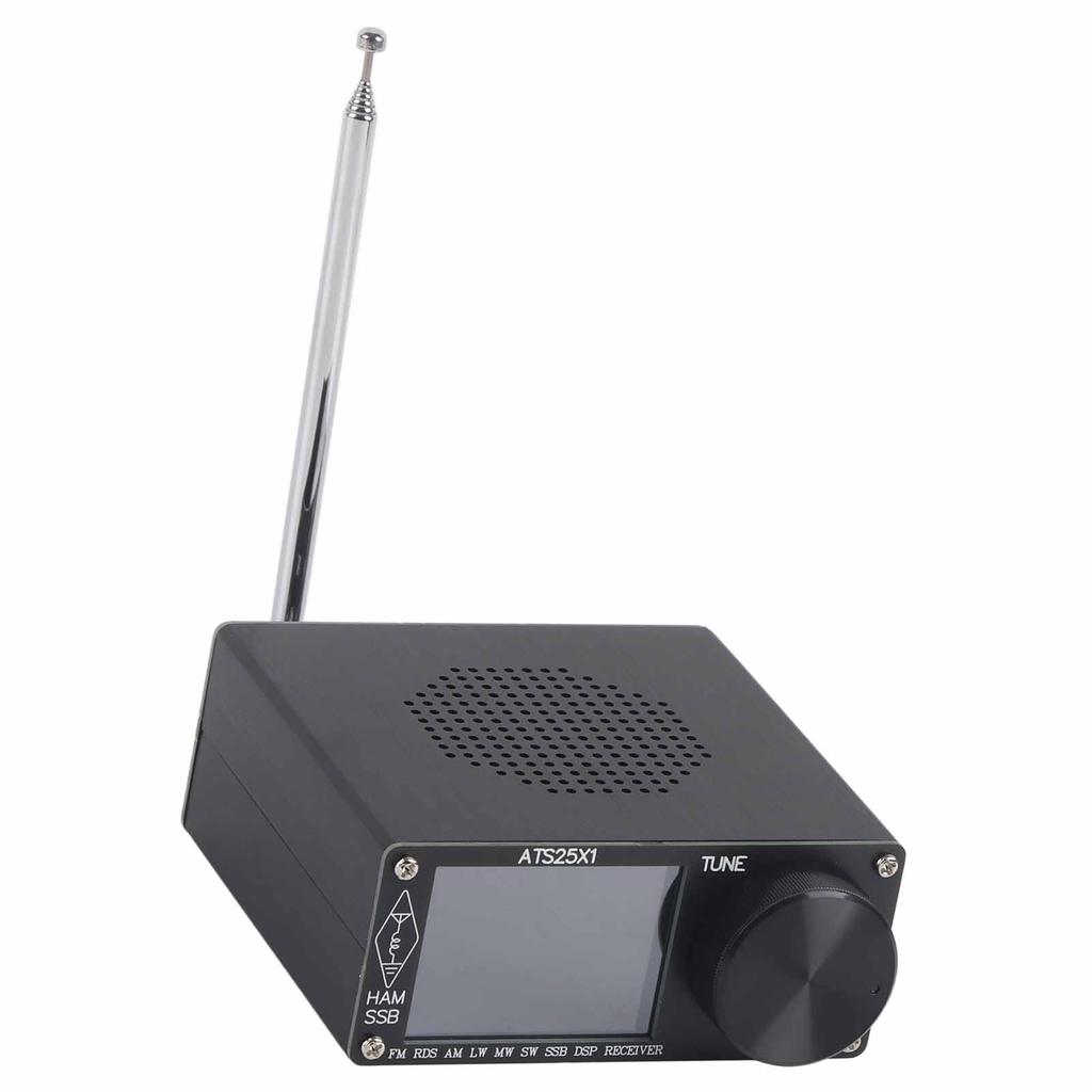 Celopásmový rádiový přijímač LW MW SW SSB AM FM HAM Přenosný celopásmový rádiový přijímač s anténou