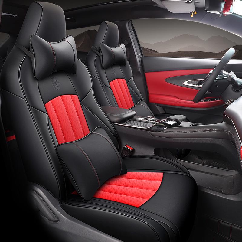 Universal Wear-Resistant Leather Seat Cushion for Cruze - All-Season, Full Surround, 5-Seat Coverage