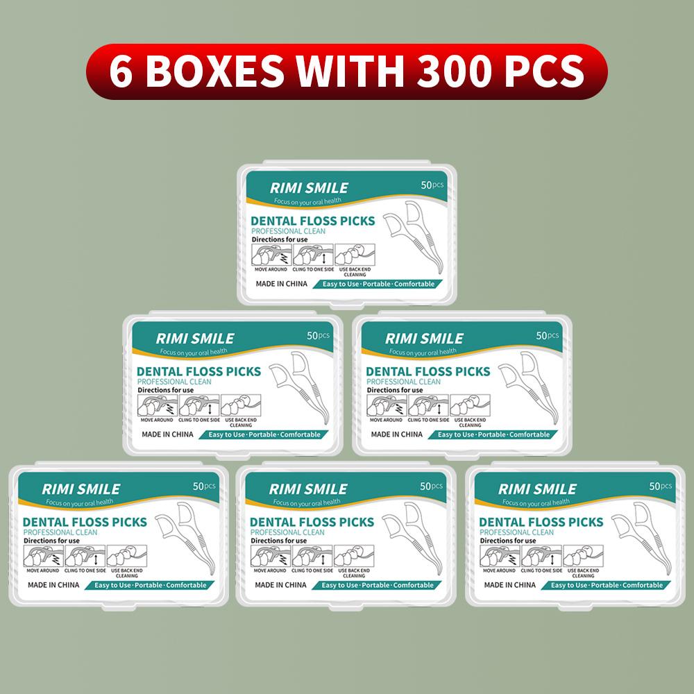 50/150/300/600/1000 PCS dental floss sticks oral care tools