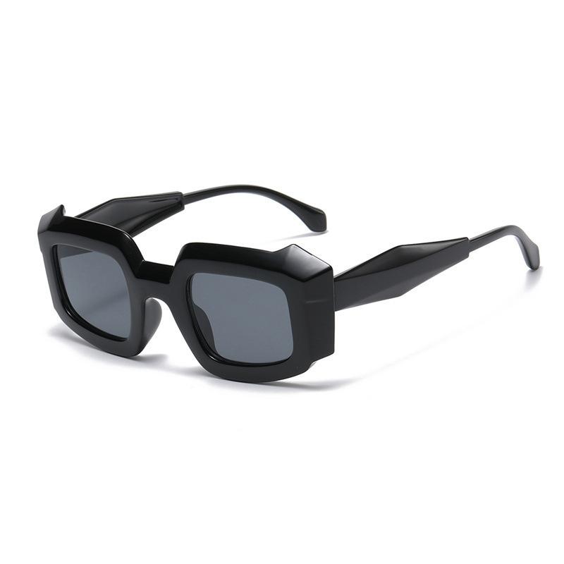 Irregular full frame candy color colorful sunglasses fashion personality trend street shot high value sunglasses