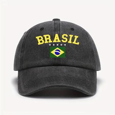 1 Casual Versatile Baseball Cap for Men Breathable Fitted Duck Tongue Face Enhancing Urban Theme Print Map