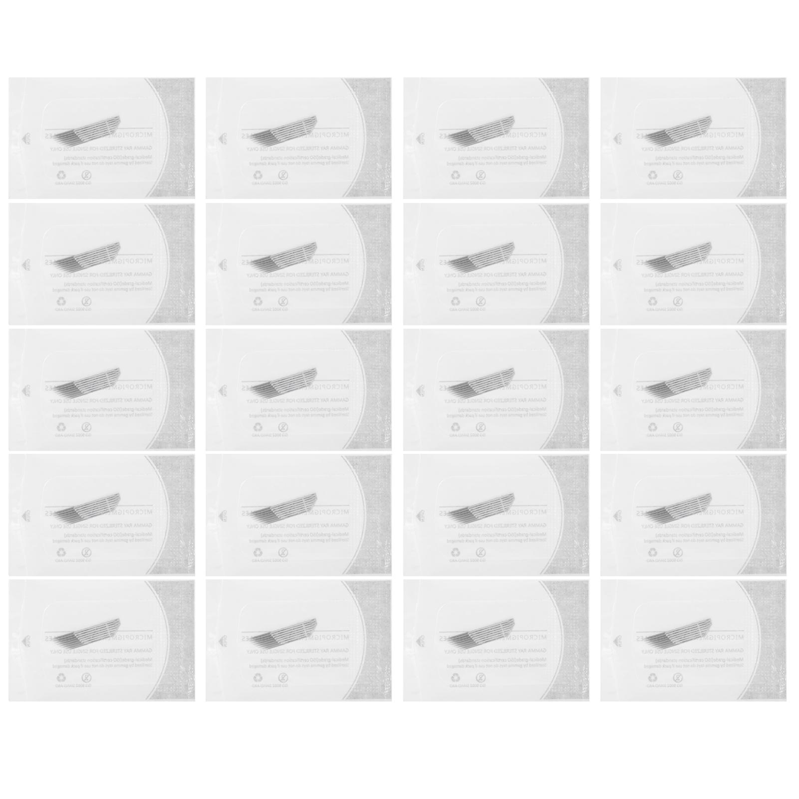 20pcs Disposable Microblading Needle Blade Fast Coloring Eyebrow Manual Tattoo Blades Needle 15 needle