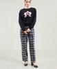 YUJEEOT Phalaenopsis Logo Straight Black Denim (Unisex)