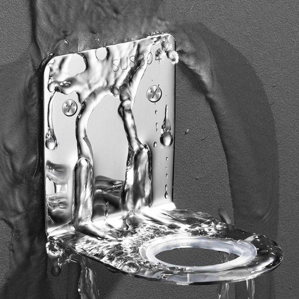 Steel Thicken Wall Mounted Bathroom Shelves Shampoo Organizer Shower Rack Matel Hook Bottle Holder