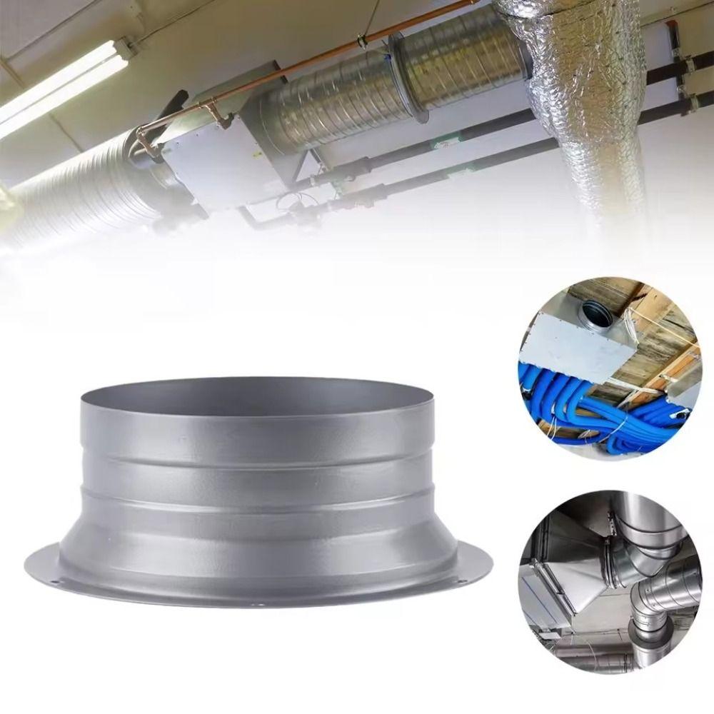 75-300mm Exhaust Duct Connector Flange Metal Pipe Air Vent Connector  Kitchen
