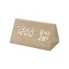 BIGFOX Radio-Controlled Digital Alarm Clock with LED Display - Easy To Read [3 Alarm Sets, Snooze, Loud Volume, Temperature & Humidity Display,