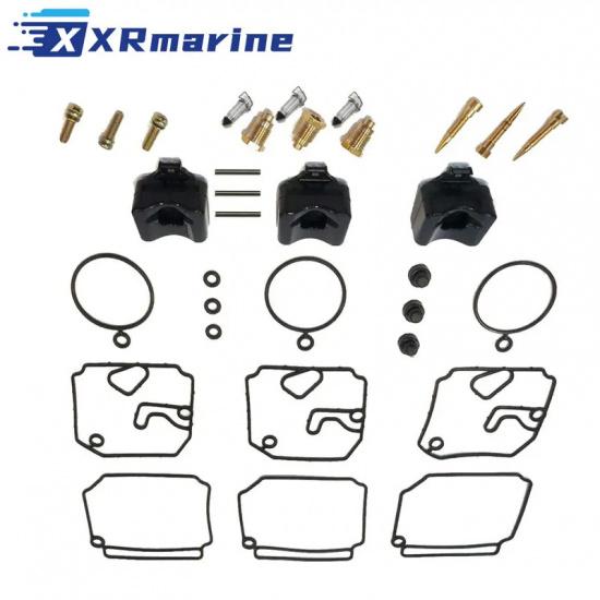 

3 Sets Carburetor Repair Kit 6H4-W0093-03-00 for 40HP 50HP for Yamaha 6H4-W0093-03 Outboard 6H4-W0093-02 6H4-W0093 18-7767