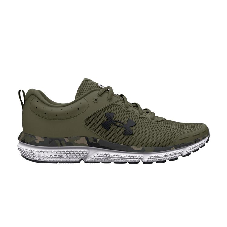 

Under Armour Charged Assert 10 Marine OD Green Camo Unisex Sneakers Black 3027036-300 40