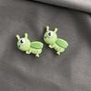 10Pcs New Resin Cartoon Snails, Bees, Butterflies And insects Flat Back Parts Decorative Hair Bow Accessories
