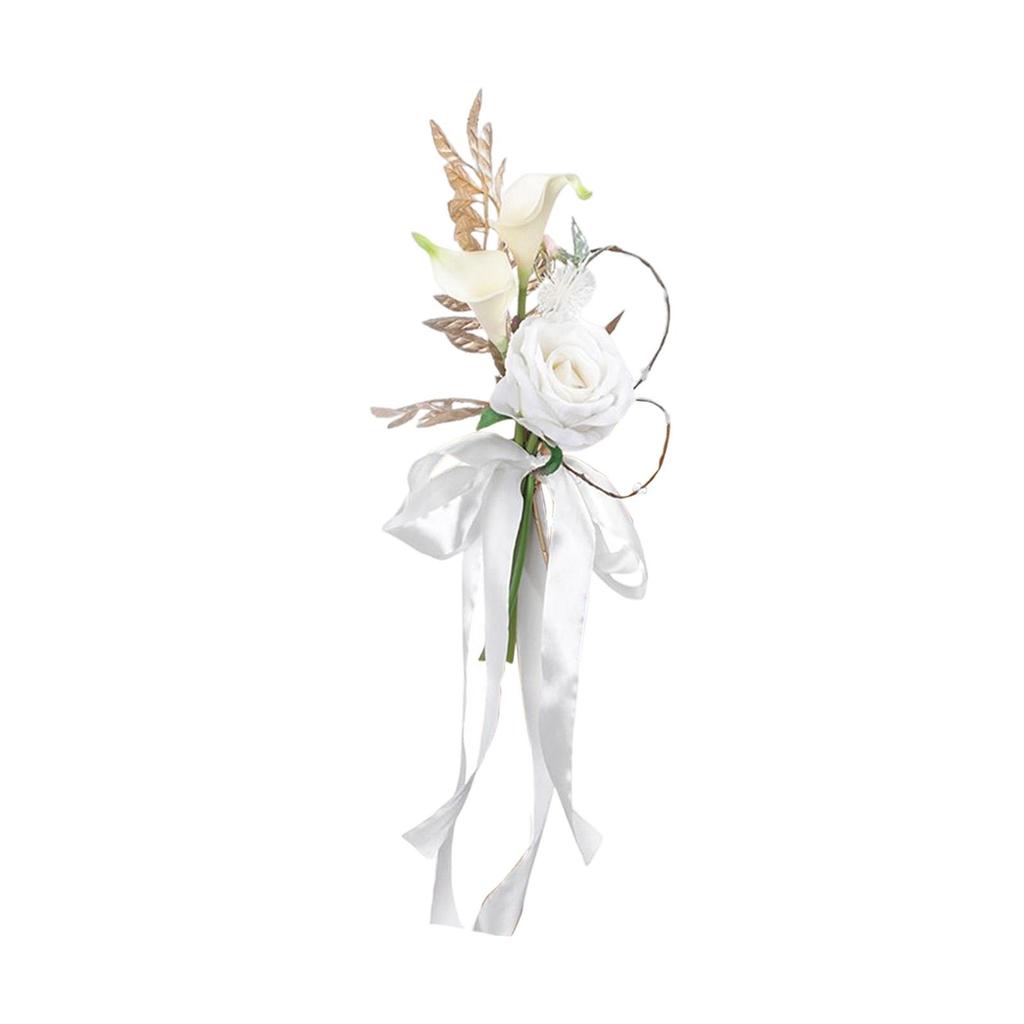 Aisle Pew Flower Arrangement Artificial Rose Flower for Birthday Party Decor