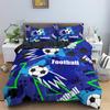 Special 3D Colorful Graffiti Football Bedding Collection For Boys Teen Microfiber Duvet Cover Collection Bedroom Decor Ball Sports Quilt Cover