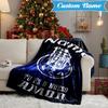Custom Name Porto Love Crest Blanket Lightweight Ideal Bedding Blanket Perfect for Travel, Camping, Living Rooms, Sofas, Christmas gift
