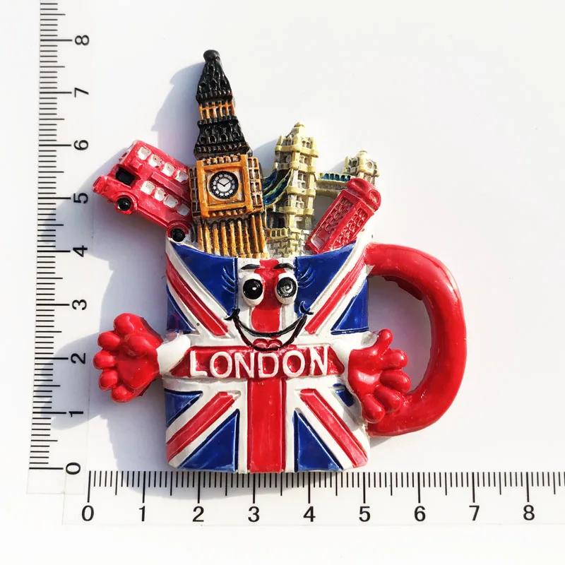 Britain Fridge Magnets London Tourist Souvenirs England Fridge Stickers Home Decor Wedding Gifts Photo Wall Magnetic Stickers