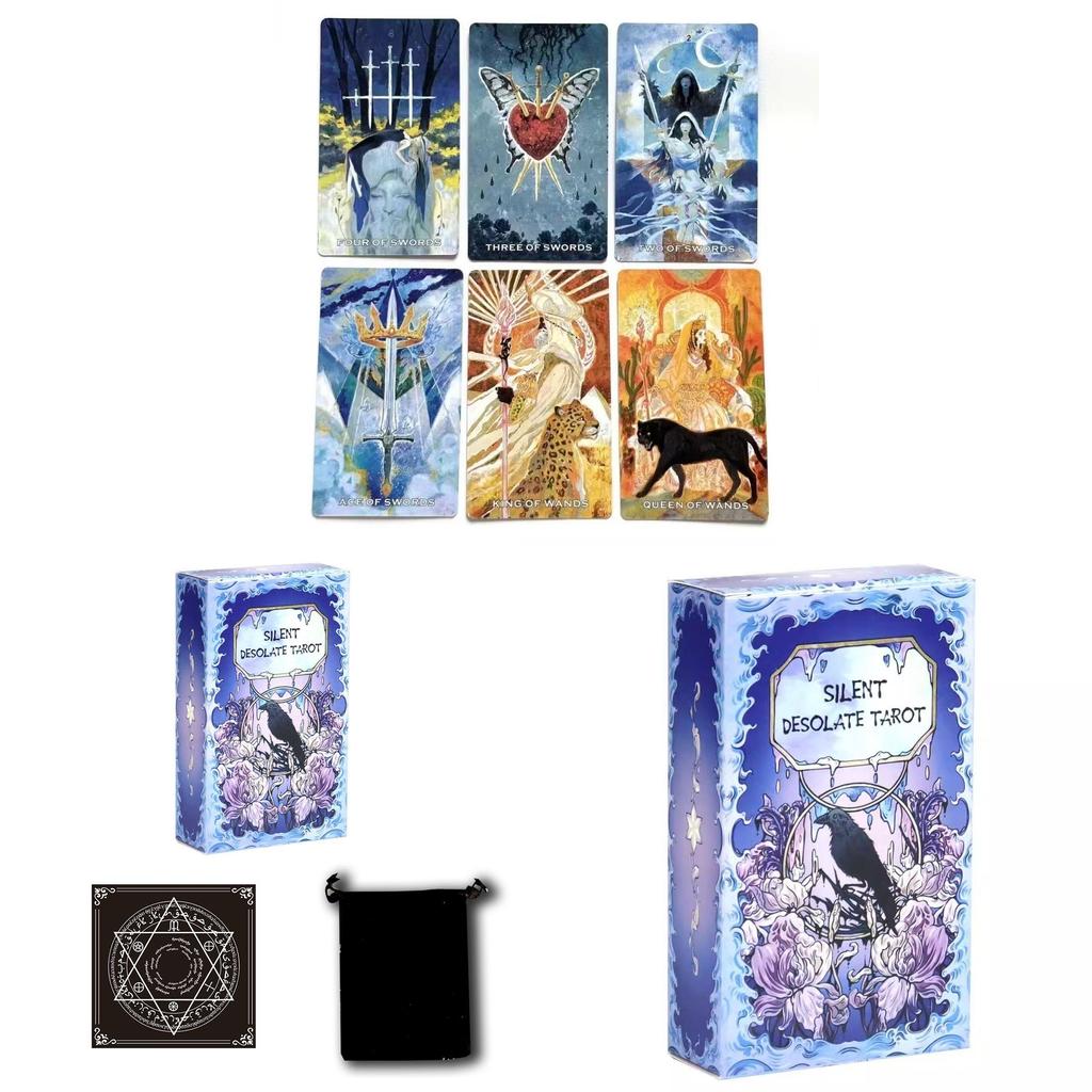 Tarot Weset Silent Wasteland Kartendeck Für Anfänger Und Kreatives Lernen