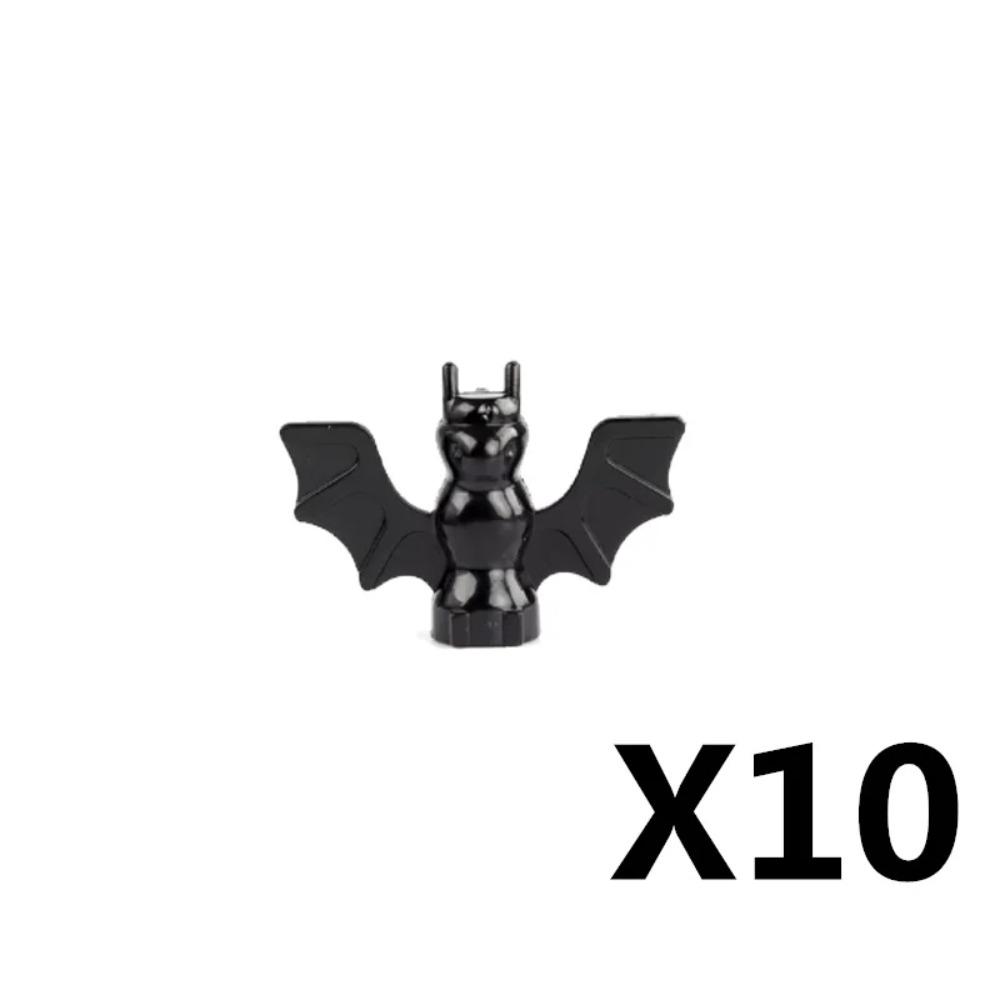 Halloween Scene Building Blocks MOC Cemetery Tombstone Mouse Pumpkin Car Vampire Throne Fireplace Bat Light Candle Toy Gift A040