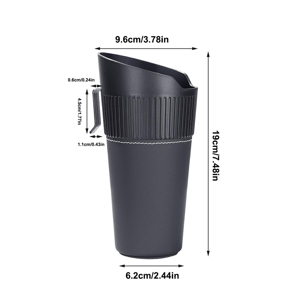 ABS Car Interior Mini Trash Can Dustbin Garbage Bin Storage Case Bucket Caravan RV Truck Off Road Universal Accessories
