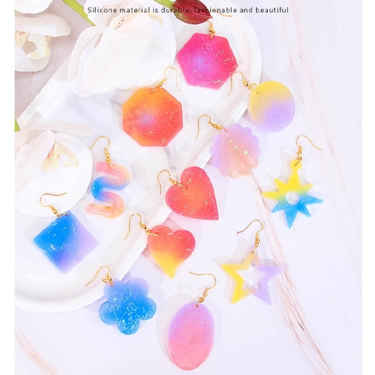 Eye Catching Mold for Unique Earrings and Keychains Handmade Jewelry Accessory