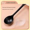 Heavy-Duty Black Disposable Plastic Spoons