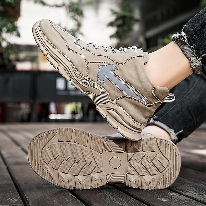 Herbst Winter Handgemachte Männer Stiefel Schuhe Bequeme Stiefeletten Für Männer Casual Schuhe Mokassins Mann Werkzeug Schuhe