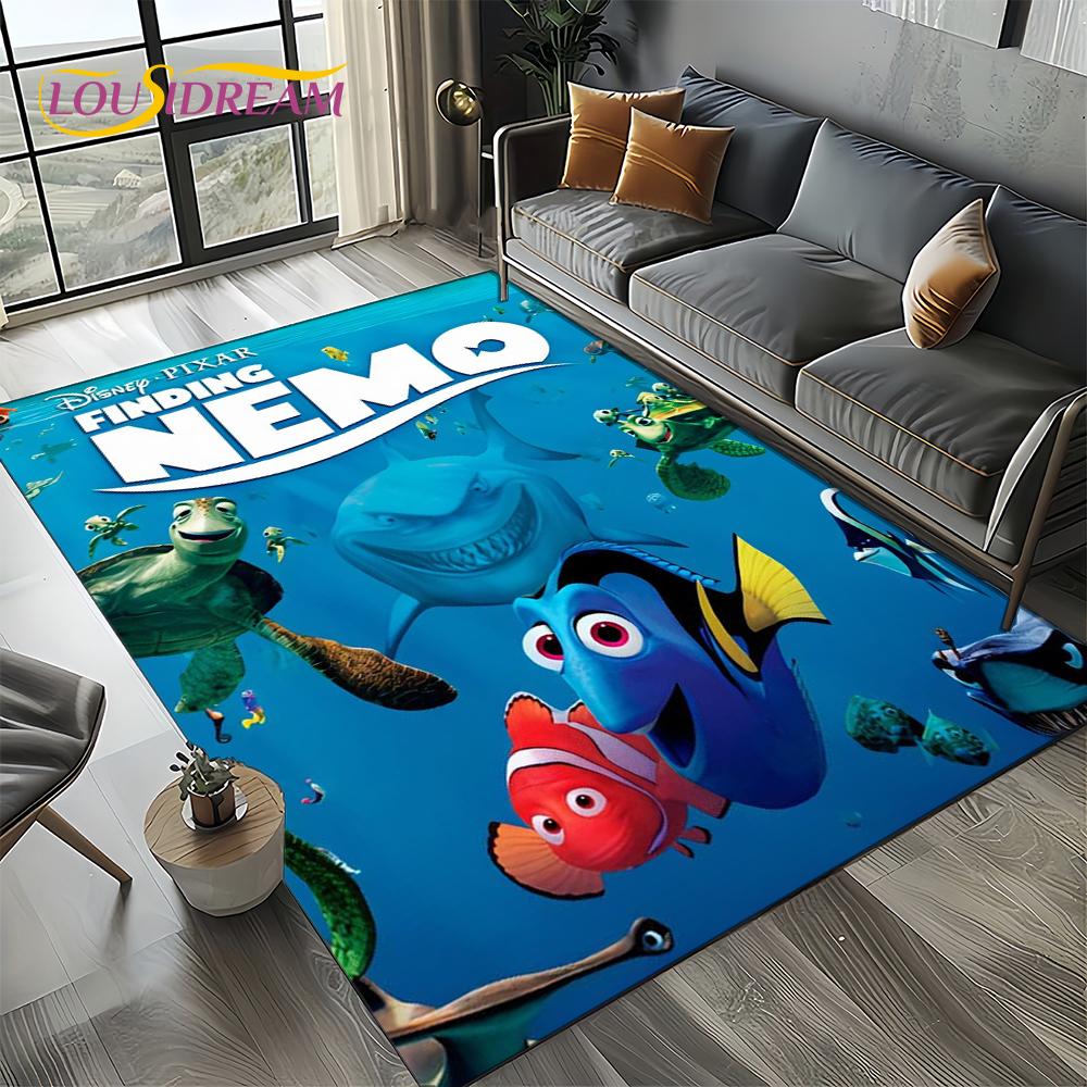 27 Style Cute Finding Nemo Cartoon Sea World Carpet Rug for Bedroom Living Room Home Sofa Decoration,kids Large Decor Floor Mat