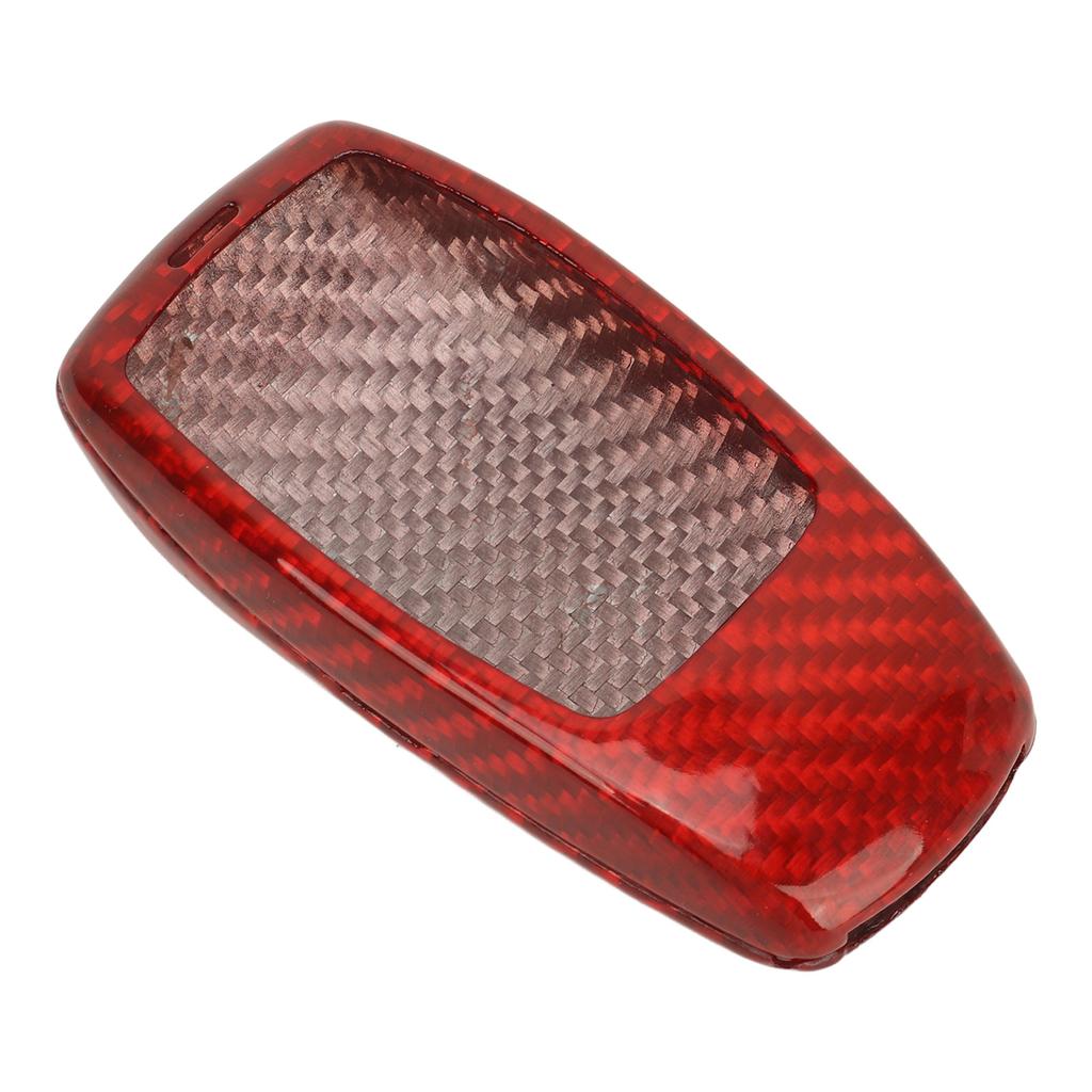 Key Fob Cover Carbon   Comfortable Touch Fade Proof Replacement for   E‑class S‑class