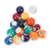 Resin Billiard Balls Color Coded Mini Billiard Balls Set Portable Pool Balls Set  Home Practice
