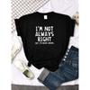Womens TShirt Cool Interesting Letters Printed Tees FeUnisex Summer Oversized Tshirt Women Round Neck Casual Tshirt Tops