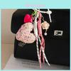 Fashion Cloth Girl Heart Bow Woven Rope Highend Bag Charm For Spring 2025