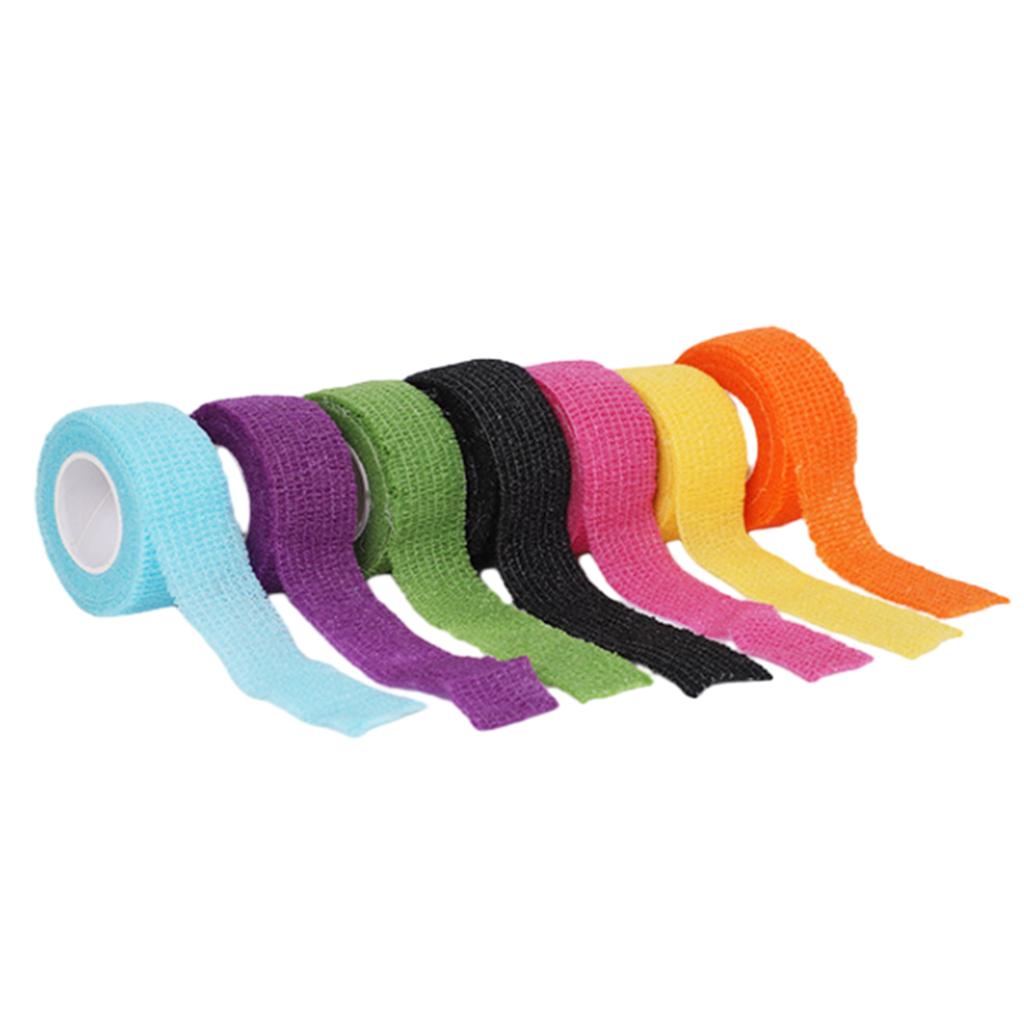 5 Pcs Self Adherent Bandage Wrap Breathable Cohesive Bandage Elastic Adhesive Tape for Stretch Athletic Sports Wrist