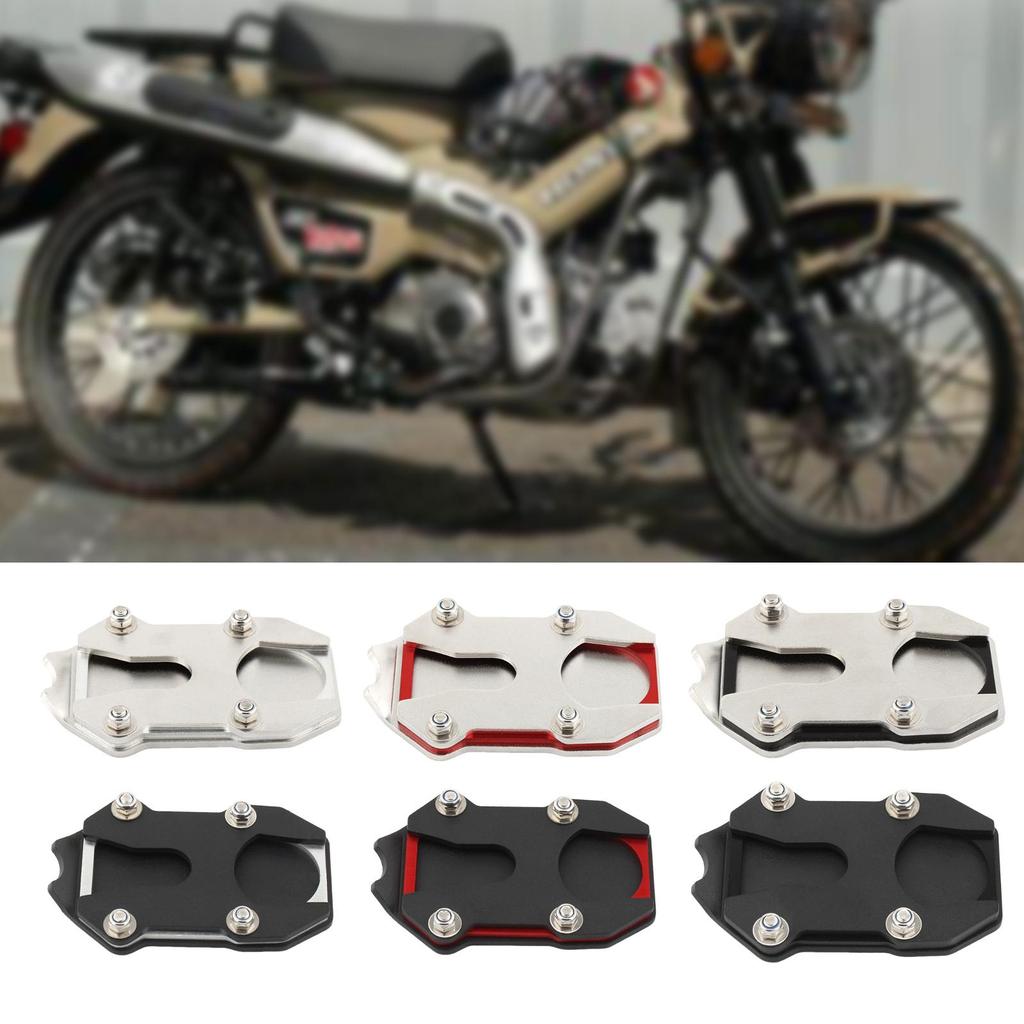 Podložka pod motocyklový stojánek, podložka pro rozšíření bočního stojanu, sedlo rozšířené boční opěrky z hliníkové slitiny, opěrná deska pro CT125
