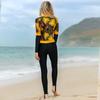 Slim-fit Trousers One-piece Swimsuit Elastic Training Tight Autumn and Winter Swimsuit