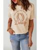 Azura Exchange Darling Letter Graphic Print T-Shirt