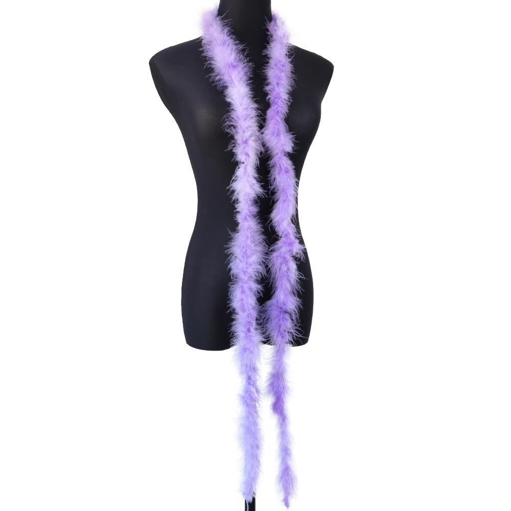DIY 11G Marabou Feathers Boa For Shaw 2 Meters Turkey Plumes Frigne For DIY Wedding Dress Clothing Shawl Decoration Sewing Crafts