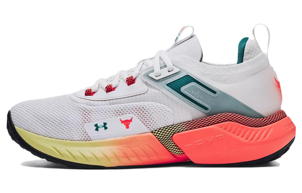 Under Armour Project Rock 5  White After Burn  3025435-104 42