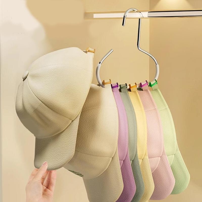 Multipurpose Metal Scarf and Belt Hangers for Wardrobe Nonslip Design for Efficient Organization of Accessories