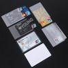 1/5/10pc Waterproof Transparent Card Holder Plastic Card Id Holders Case To Protect Credit Cards Card Protector Cardholder Cover