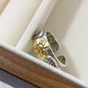Elegant Adjustable Sun Ring with Wings for Men and Women - Personalized Retro Jewelry