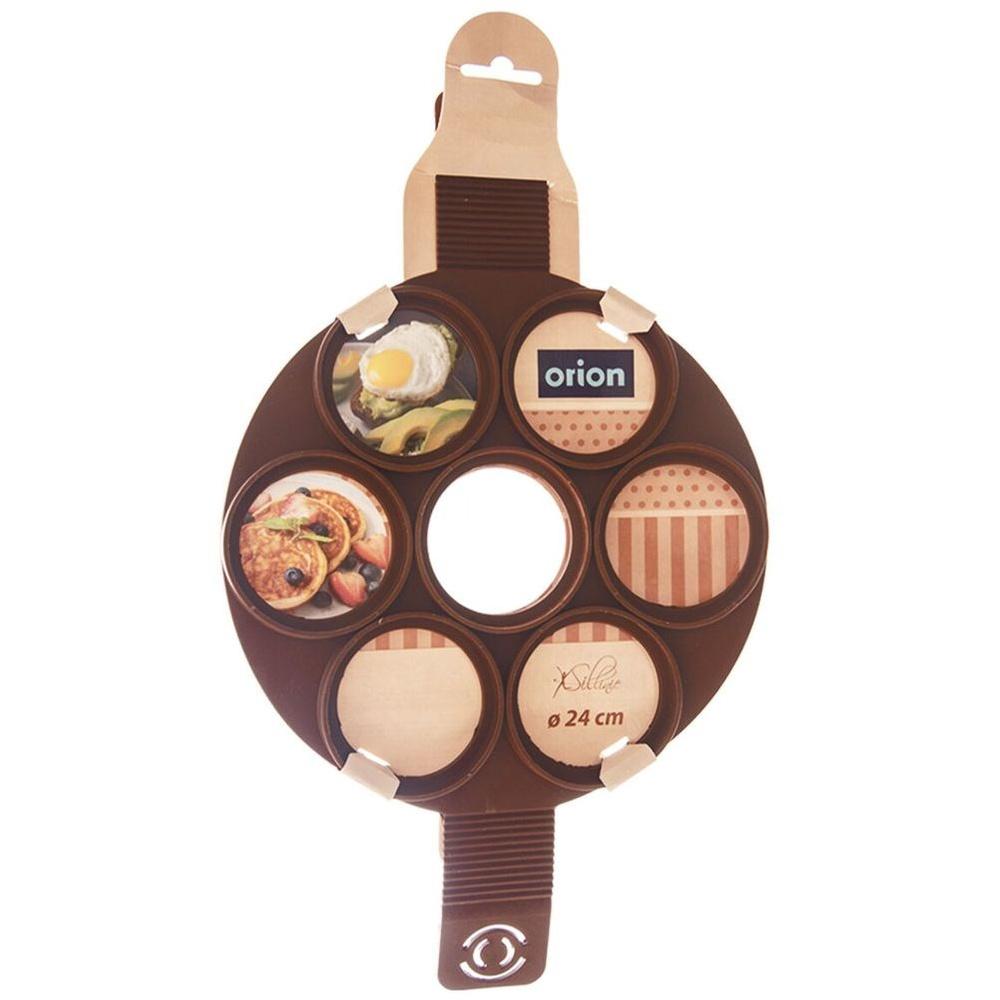 Silicone 7-Cup Egg and Pancake Mold SILLINIE 24cm