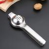 Manual Lemon Squeezer with Long Handle Stainless Steel Heavy-Duty Citrus Juicer for Lemon Lime Orange Rust-Proof Essential Kitchen Tool for