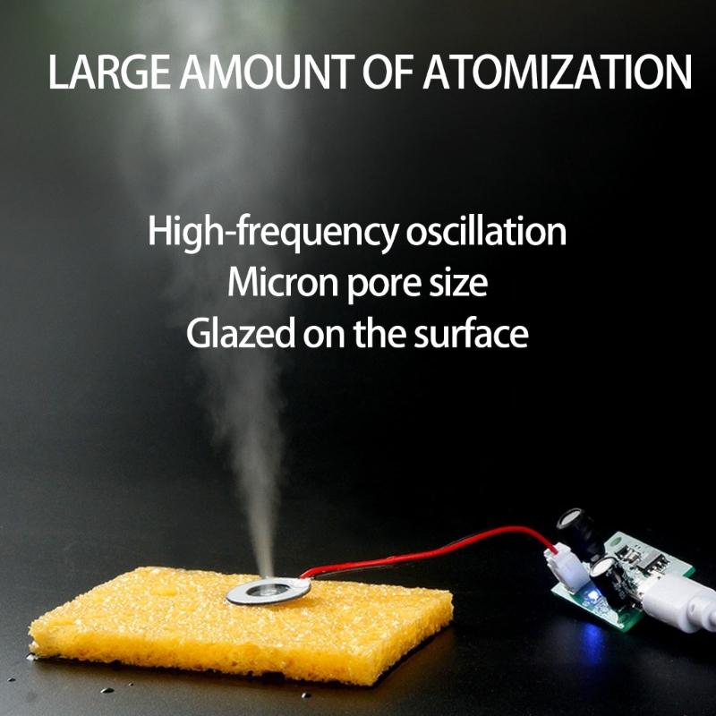 Ultrasonic Mist Maker Humidifier Module With USB Power Supply Compactly Design For Indoor Air Moisturizing Environment