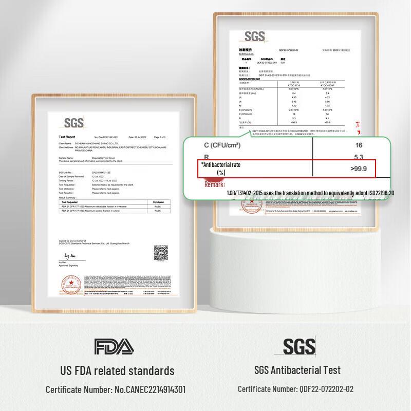 Meiliya Antibacterial Disposable Food & Bowl Covers, 100 Count