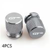 4PCS Colorful Car Accessories Car Tire Valve Cap For Peugeot GT GTLine RCZ 308 208 3008 5008