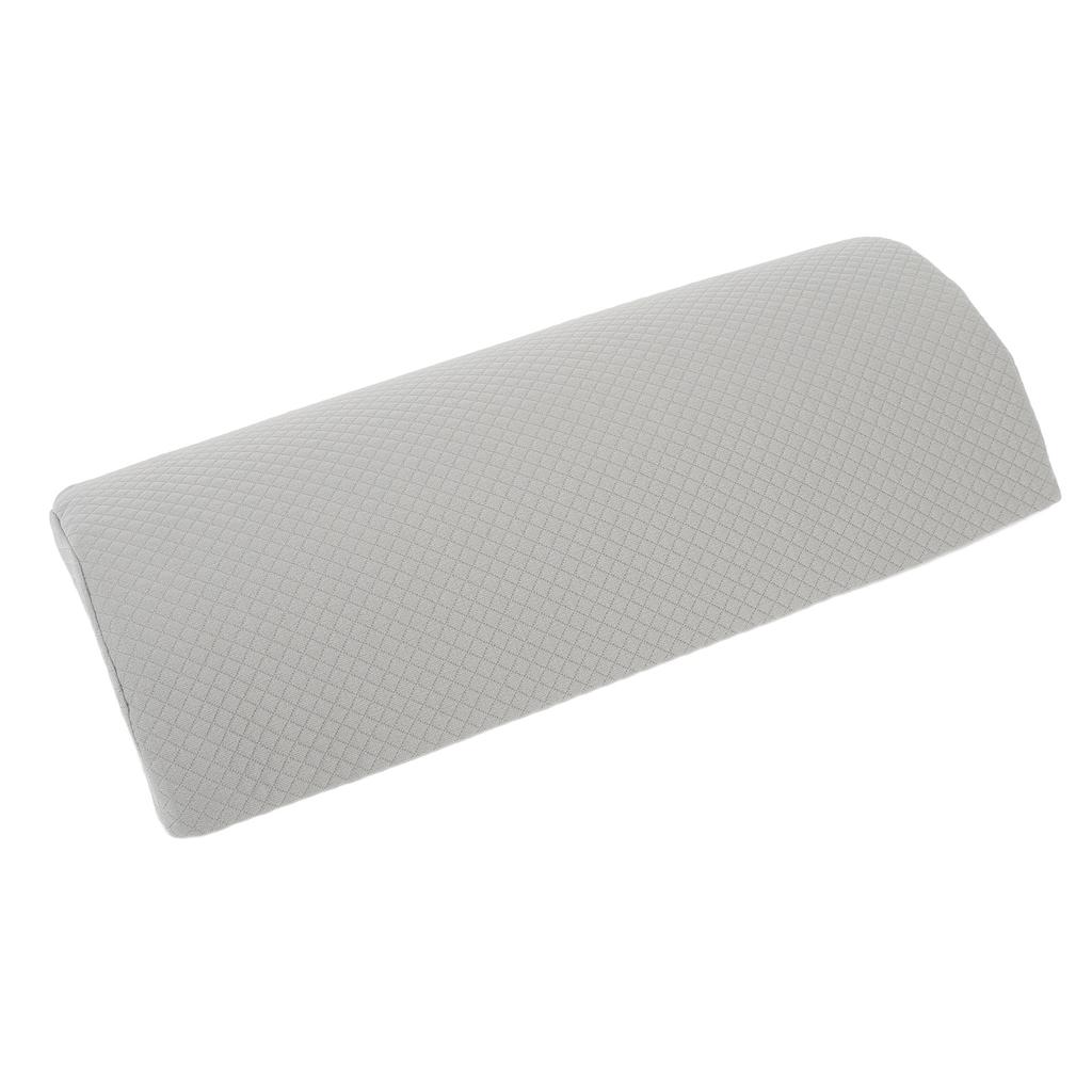 Lumbar Support Memory Foam Pillow Lumbar Support Cushion Breathable Bed Waist Pillow for Home Office Car Curved Style