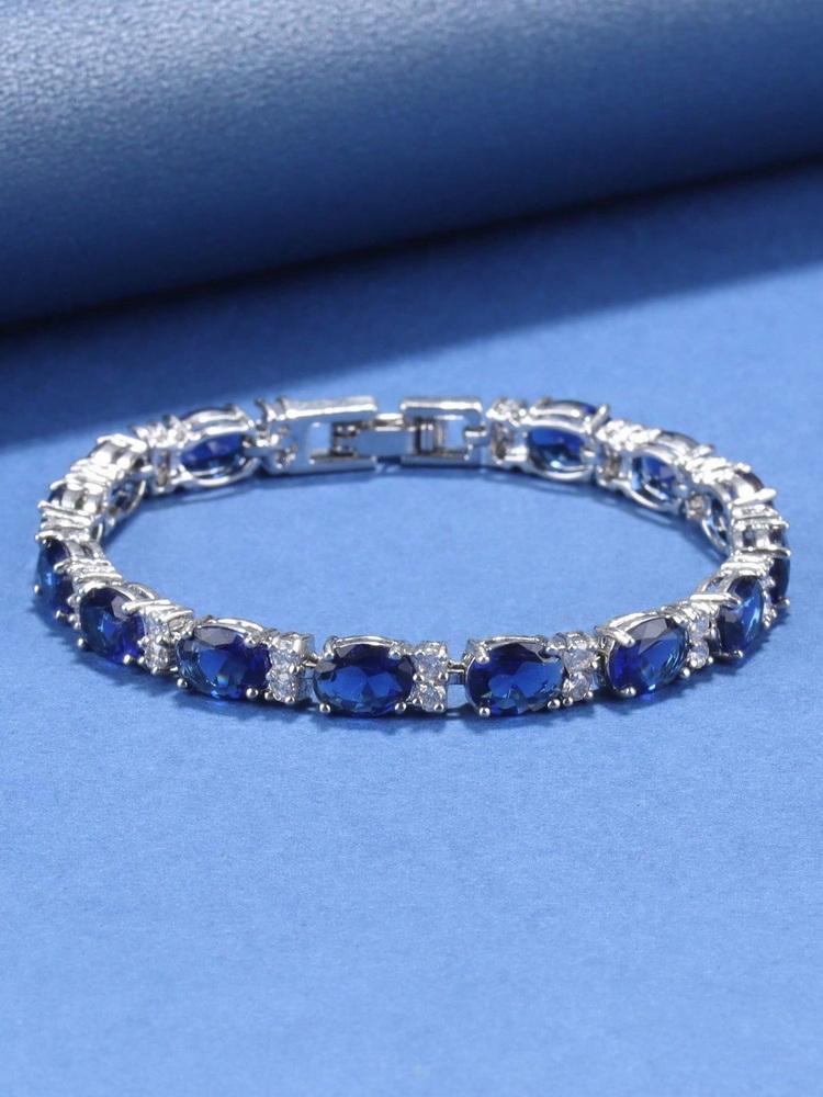 13-Colors   Luxury Bracelet Colorful Zircon Accessories Fine Jewelry For Woman Wedding-Party Gift