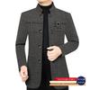 Men's Woolen Short Suit Coat - Velvet Lined, Thick & Warm for Autumn/Winter