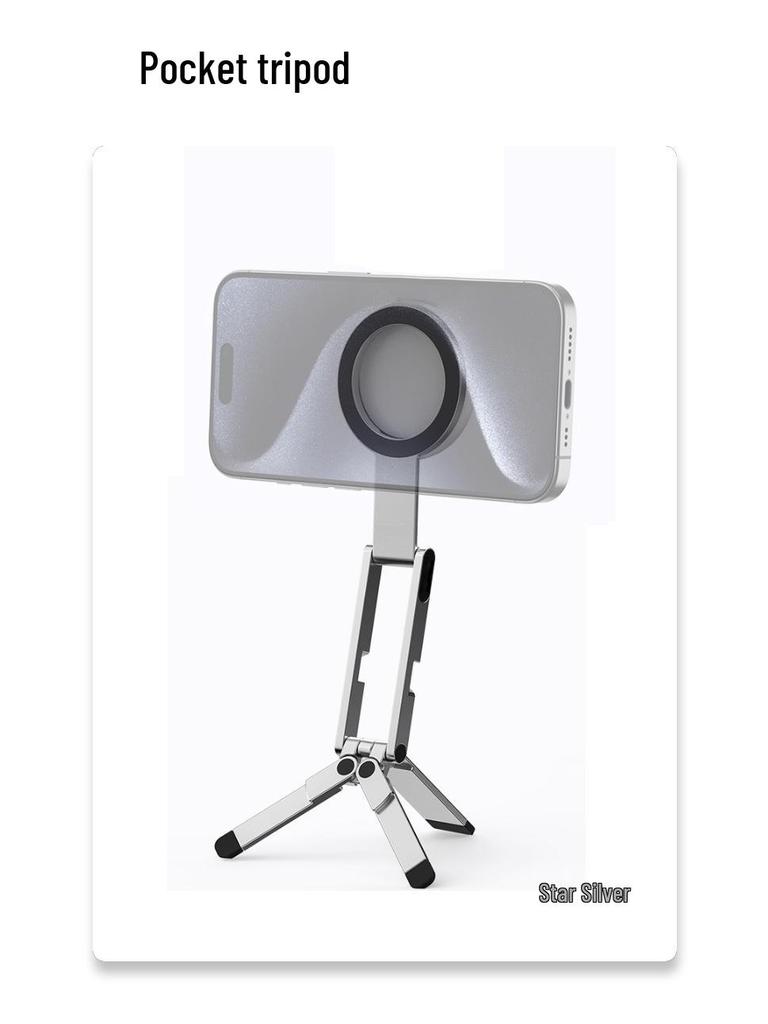 Magnetischer Tripod Faltbarer Handyhalter für Schreibtisch und Live-Übertragungs-Fotostativ