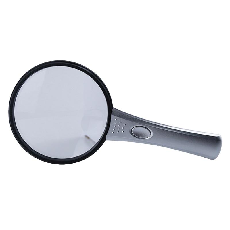 Magnifying Glass with Light Handheld Large LED Illuminated Lighted Magnifier for Seniors Reading Inspection Coin Jewelry